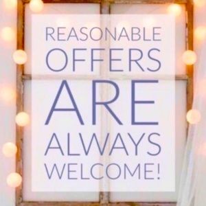 Please feel free to make an offer! You don’t know if you don’t ask.